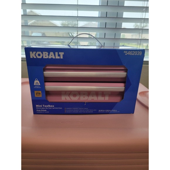 Brand New Pink 25th Anniversary Kobalt‎ Mini Tool Box - Picture 2 of 4